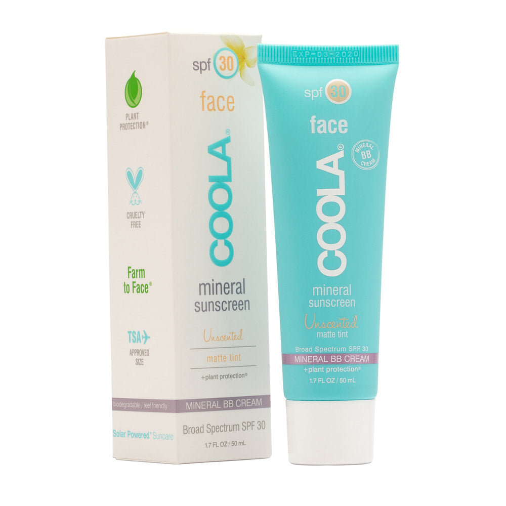 Crème teintée mate minérale pour le visage SPF 30